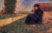 Georges Seurat Personality in the Landscape France oil painting artist